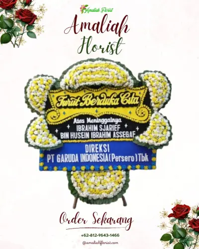 Papan Bunga Duka di Muncang