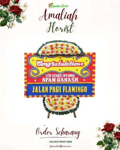 Bunga Papan Congratulation di Muncang
